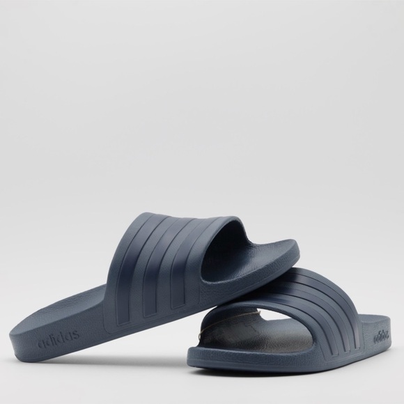 adidas Other - Adidas Adilette Aqua Navy Slides Men's Sandal Size 13 NWOT